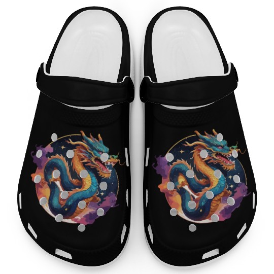 traditional Chinese dragon Clogs