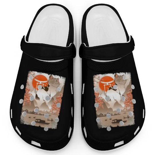 001867 Japanese Cat Mountain Fisher Lake Clogs