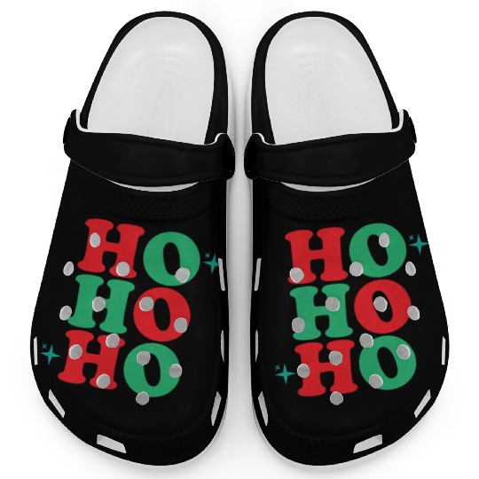 Ho Ho Ho, Xmas Design, Christmas Quote, Xmas Gifts Clogs