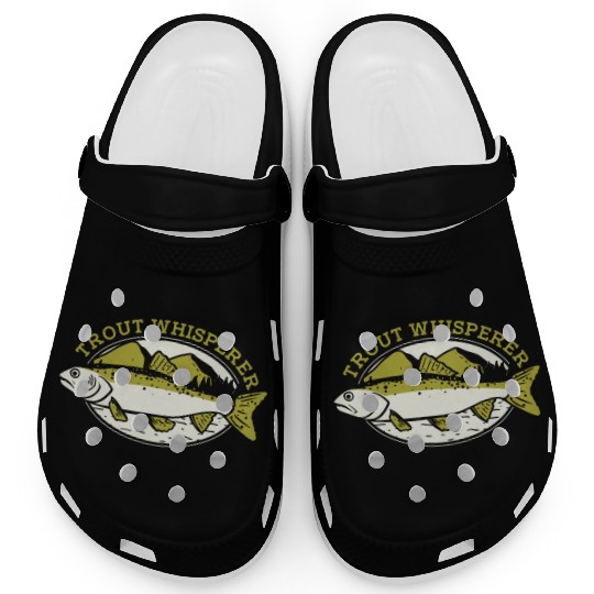 Trout Whisperer Boat Ice Fisherman Deep Sea Fly Clogs