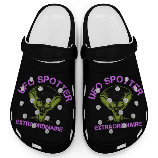 Alien, Aliens, UFO, UAP, Space Unknown Flight Clogs