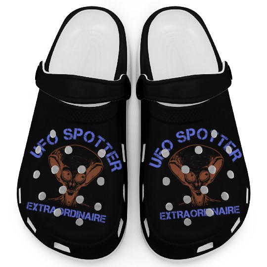 Alien, Aliens, UFO, UAP, Space Unknown Flight Clogs