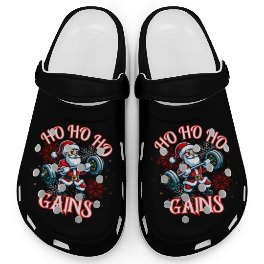 Santa Claus Christmas workout Clogs