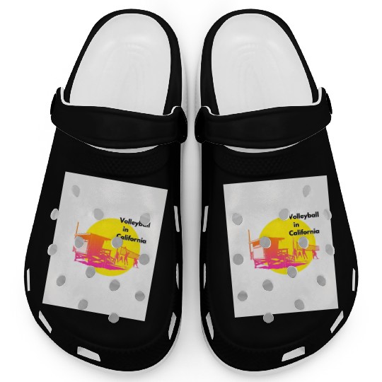Volleyball in California Clogs