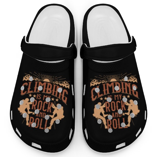 Climbing is my 'rock' and roll Clogs