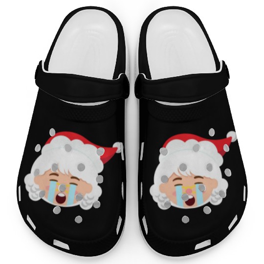 Mrs Claus Emoticons Crying Out Loud Christmasfunny Clogs