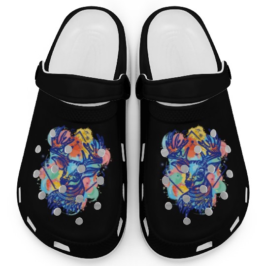 Winter Wonderland: Deer Color Design Clogs