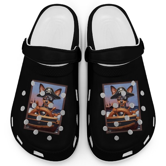 Pirate Miniature Pinscher Clogs