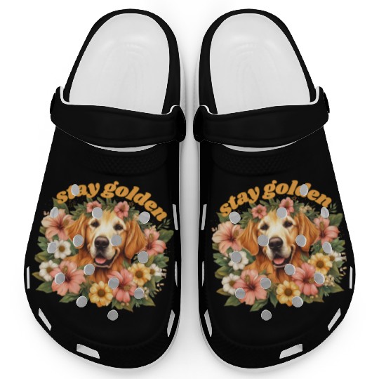 Dog Lovers Golden Retriever Clogs