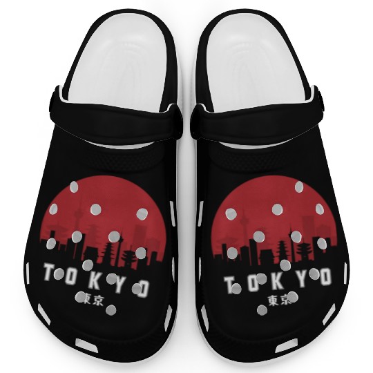 Tokyo Typography Clogs - Urban Statement