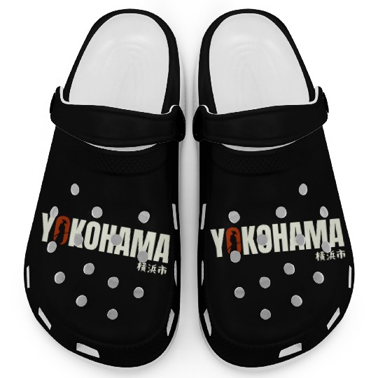 Yokohama Typography Clogs - Urban Statement