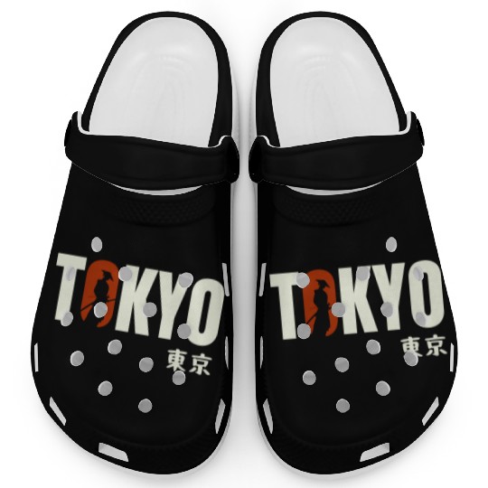 Tokyo Typography Clogs - Urban Statement