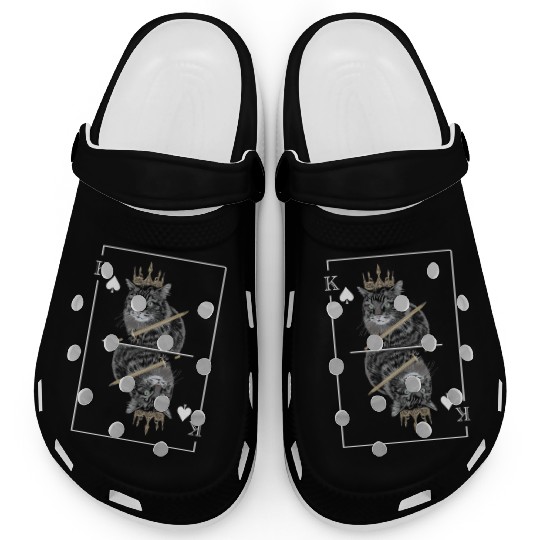 Cat Spades King Playing Card Cat Daddy Cat Mom Clogs