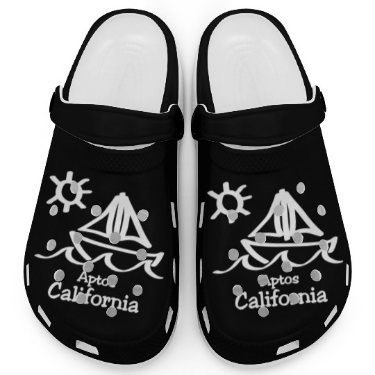 Aptos California Sailboat Vacation Trip Beach Men Clogs