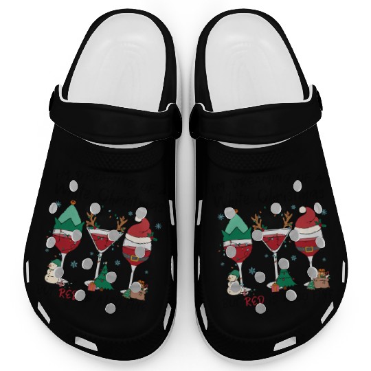 I'm Dreaming Of A White Christmas Clogs