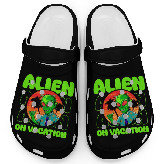 Alien, Aliens, UFO, UAP, Space Unknown Flight Clogs
