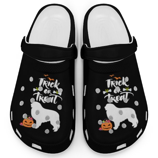 Trick Or Treat Great Pyrenees Dog Halloween Clogs