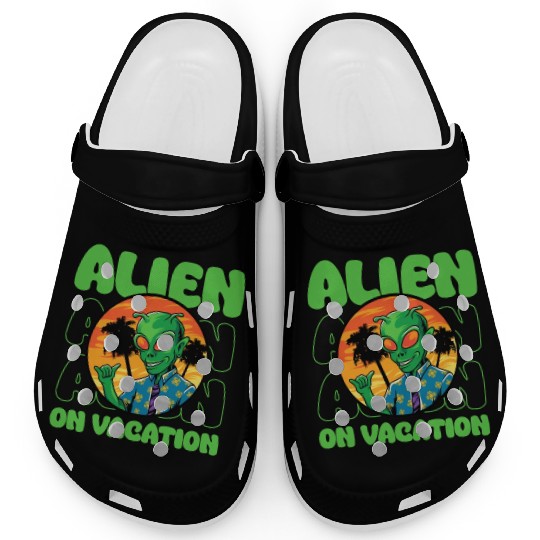 Alien, Aliens, UFO, UAP, Space Unknown Flight Clogs