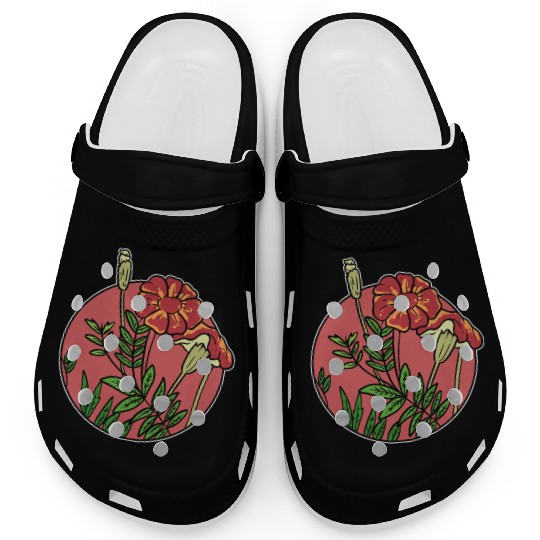 Mexican Marigold Nature Lover Gift Clogs