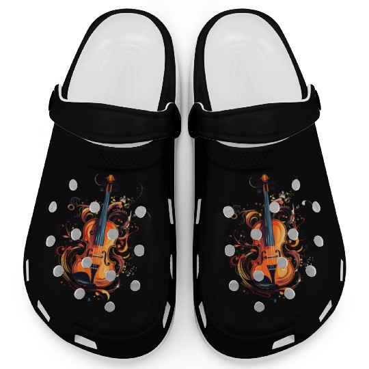 Violinist Violin Music Art Violin Player Clogs