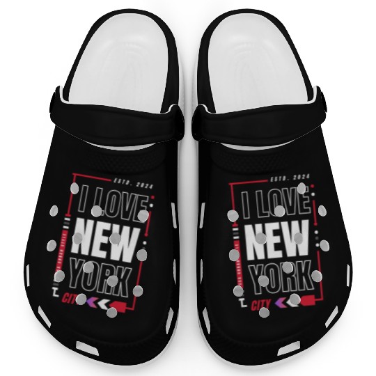 T ShirtI love new york Clogs