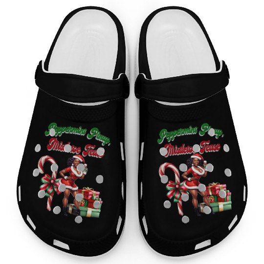 Peppermint Pinup, Mistletoe Tease Clogs