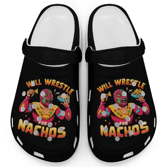 Mexican Wrestling Wrestler Lucha Libre Nacho Clogs