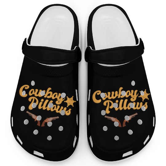 Cowboy Pillows Southern Girl Texas Lady Funny Clogs