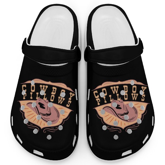 Cowboy Pillows Southern Girl Texas Lady Funny Clogs