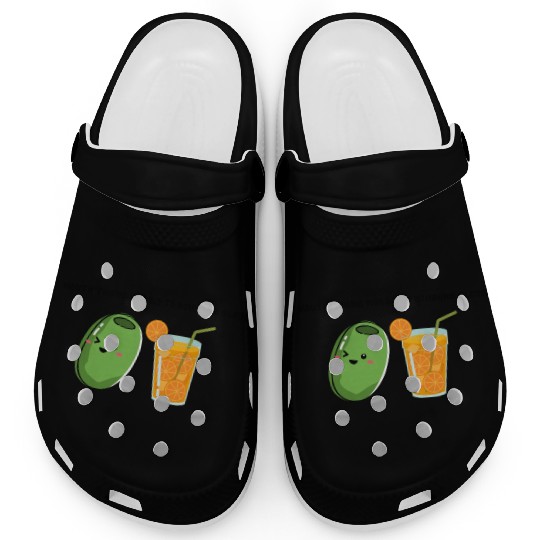 Olive Juice (I love you) Clogs