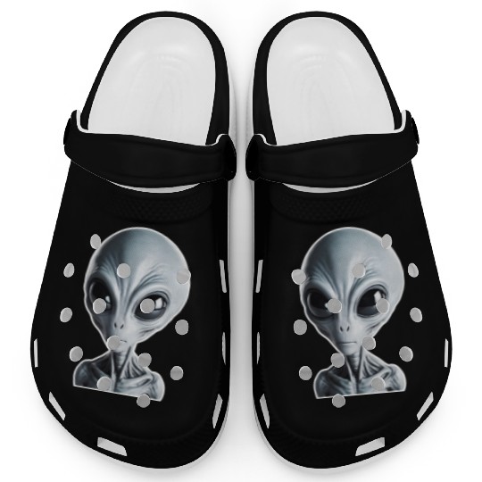 Grey Alien Clogs