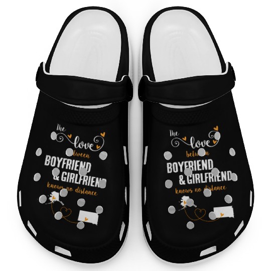 Love Between BF And GF Alaska To South Dakota Gift Clogs