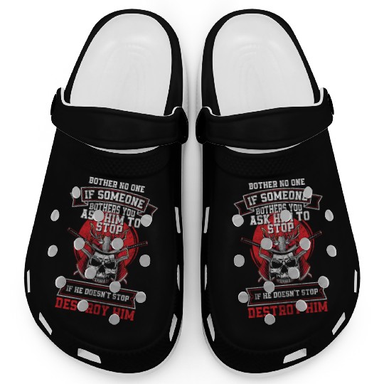 Fighter Martial Arts Fighter Honor Katana Clogs