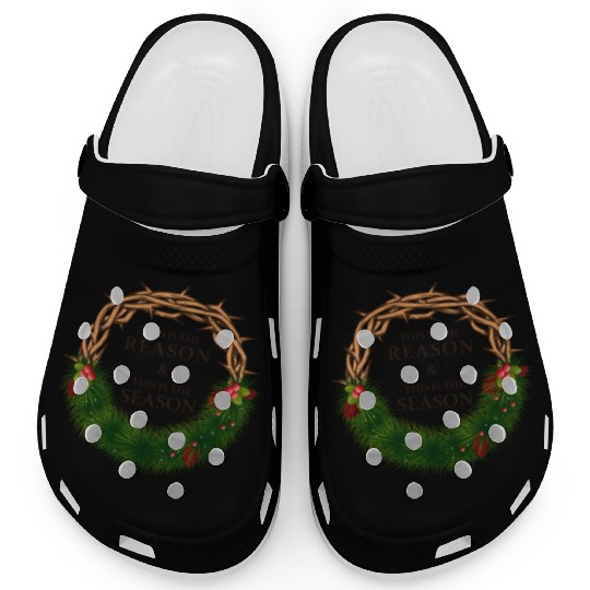 Jesus is King and is the Reason for the Season Clogs