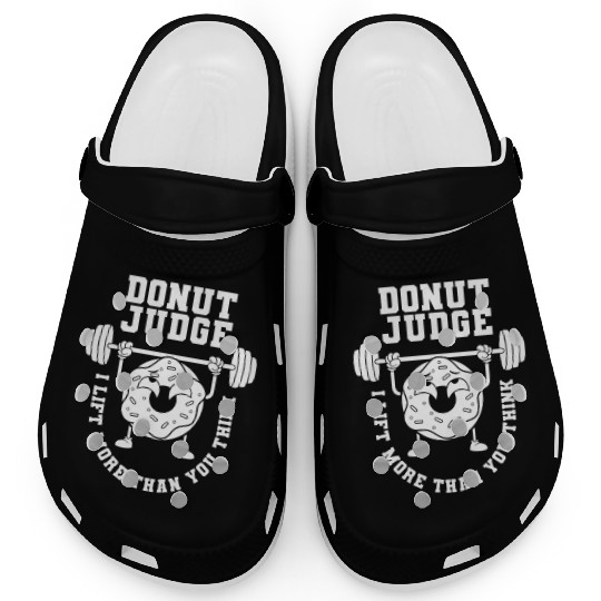 Fitness Donut Funny Donut Gym Clogs