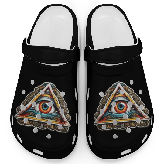 secret society illuminati Clogs