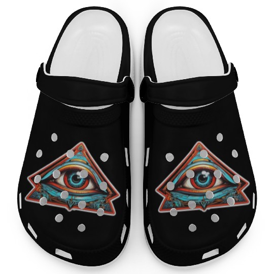 secret society illuminati Clogs