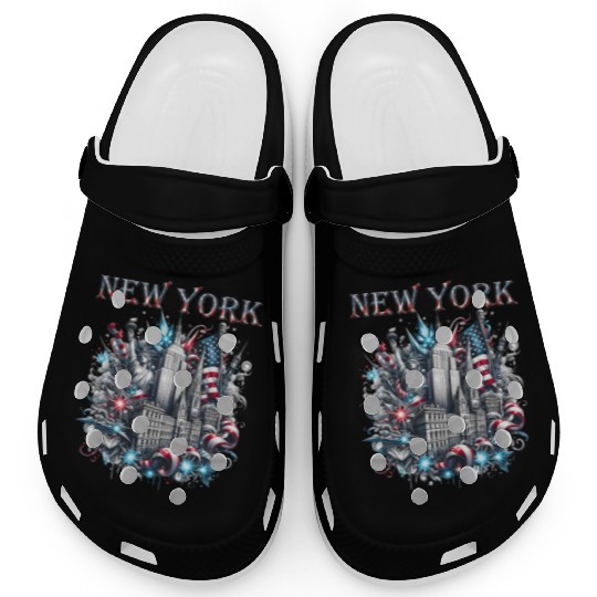 New York Christmas Spirit Clogs