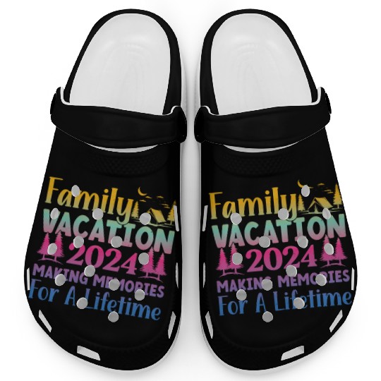 Summer Family Vacation Making Memories Clogs