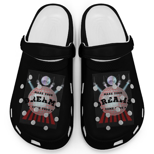 Make Your Dreams Come True with Disco Ball Design Clogs