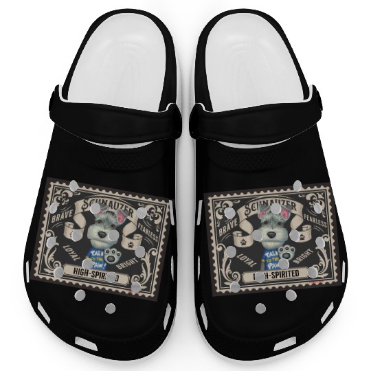 Cute Schnauzer Clogs