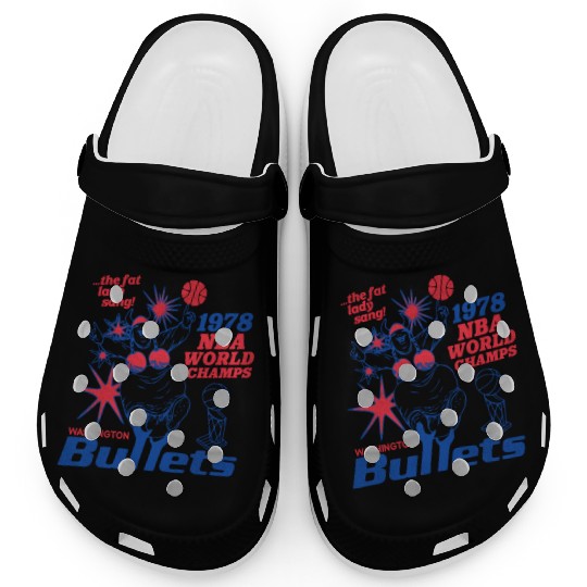 Defunct Washington Bullets 1978 World Champs Clogs