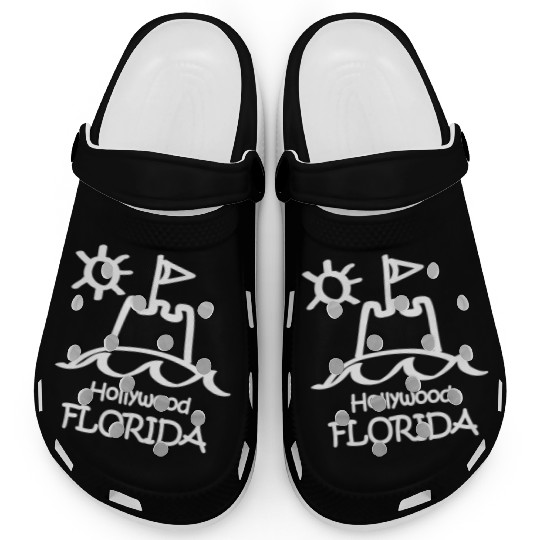 Hollywood Florida Sandcastle Souvenirs Gifts Clogs