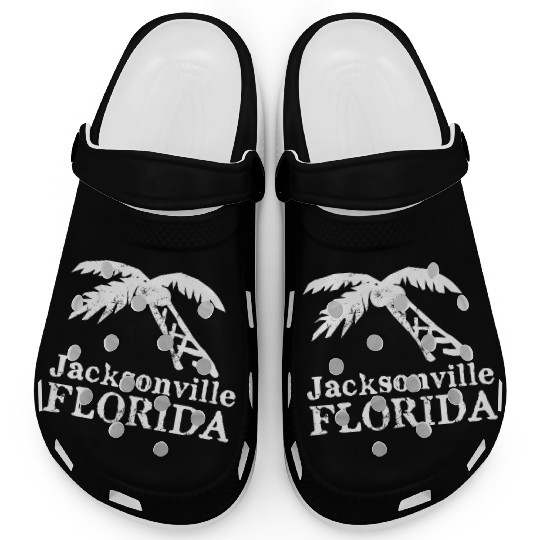 Jacksonville Florida Palm Tree Souvenirs Gifts Clogs