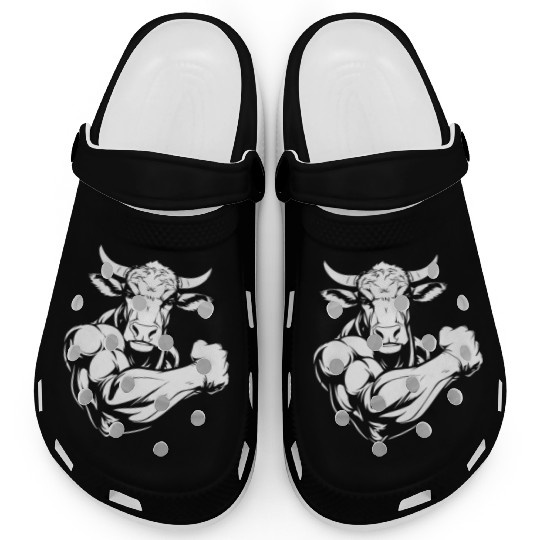 Workout Gym Cow Clogs