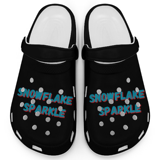 SNOWFLAKE SPARKLE Clogs