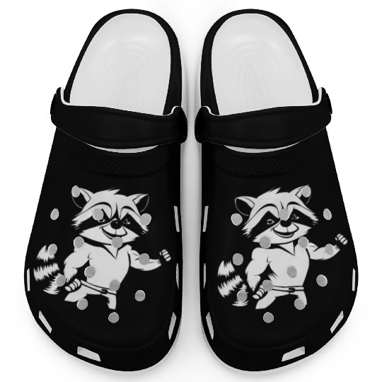 Workout Gym Racoon Clogs