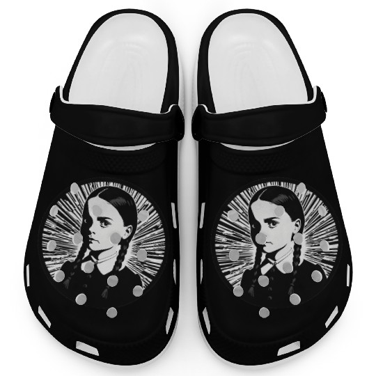 Wednesday Addams Clogs