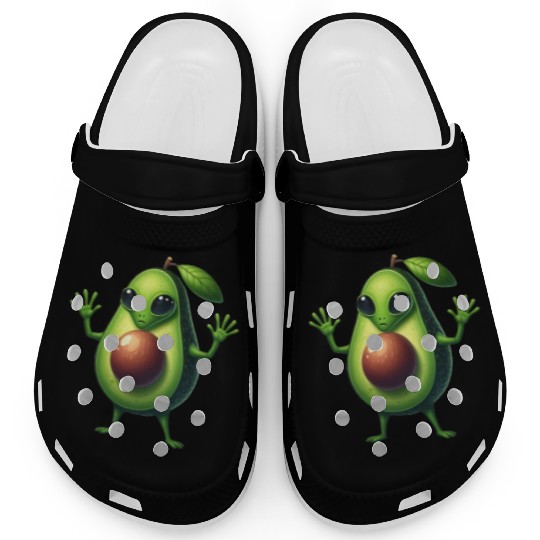 Avocado alien Clogs