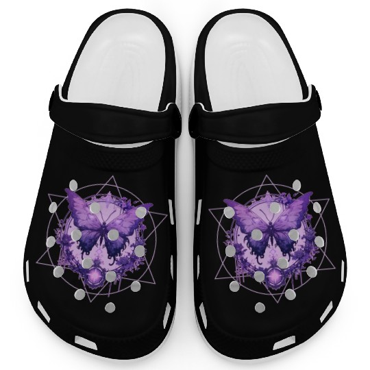 Enchanted Butterfly Witchcraft Fairycore Ethereal Clogs